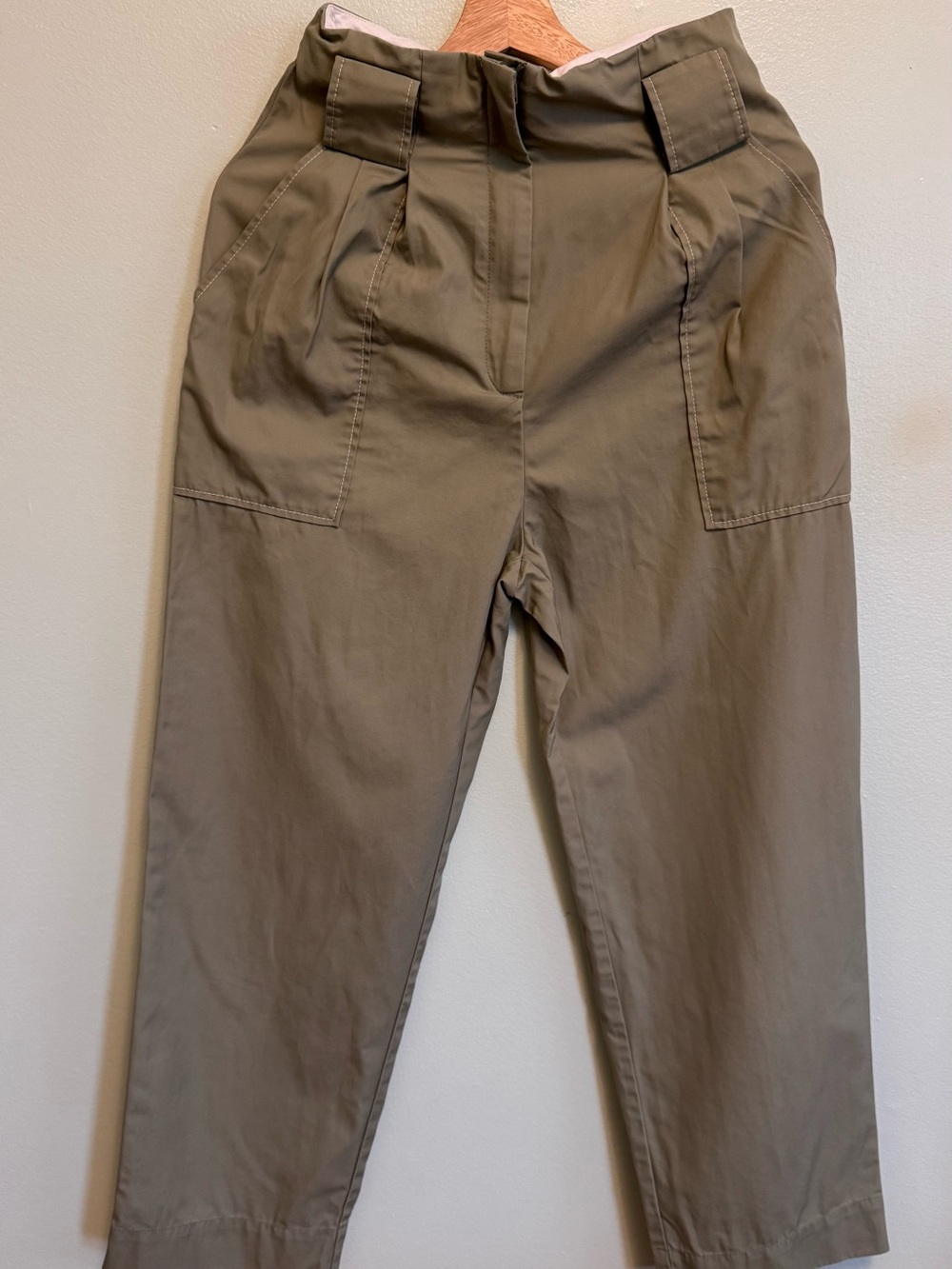Sandro Olive Utility Chinos